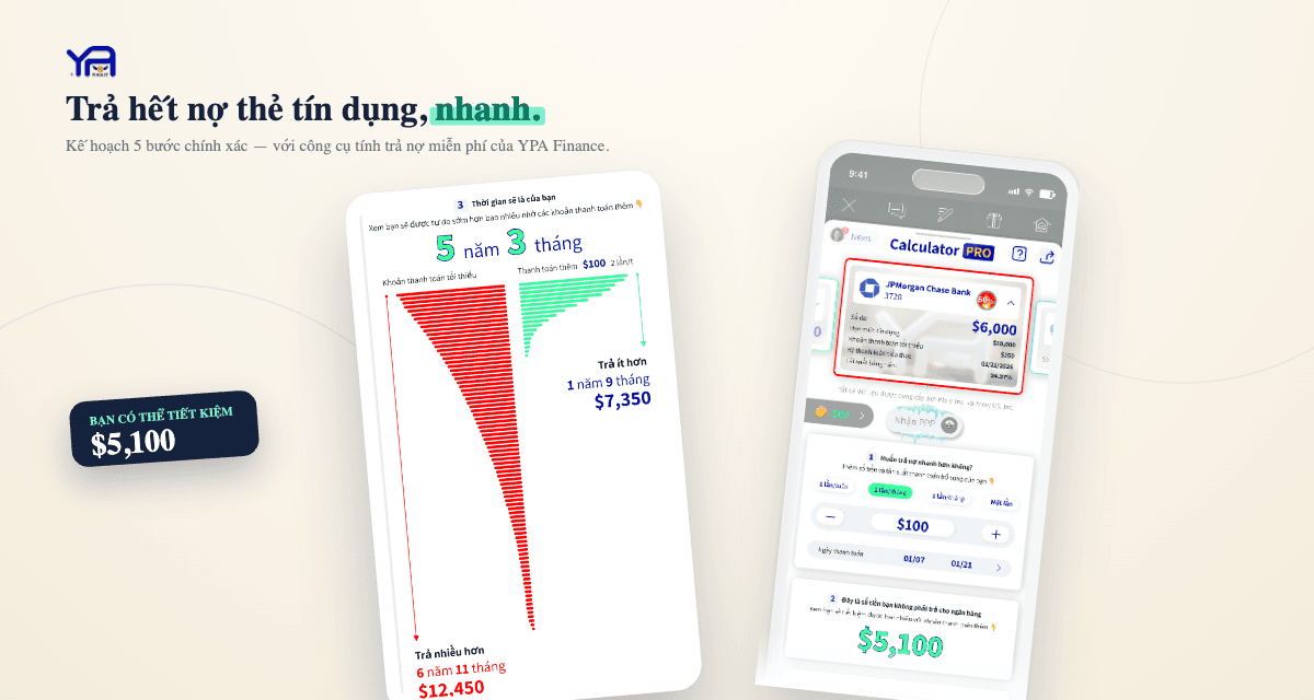 Cách trả hết nợ thẻ tín dụng nhanh chóng: Kế hoạch 5 bước