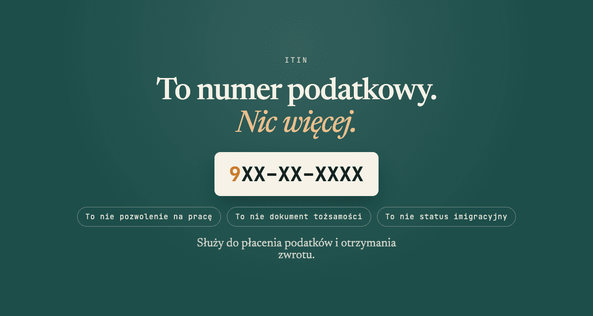 Czym jest ITIN i jak go zdobyć?