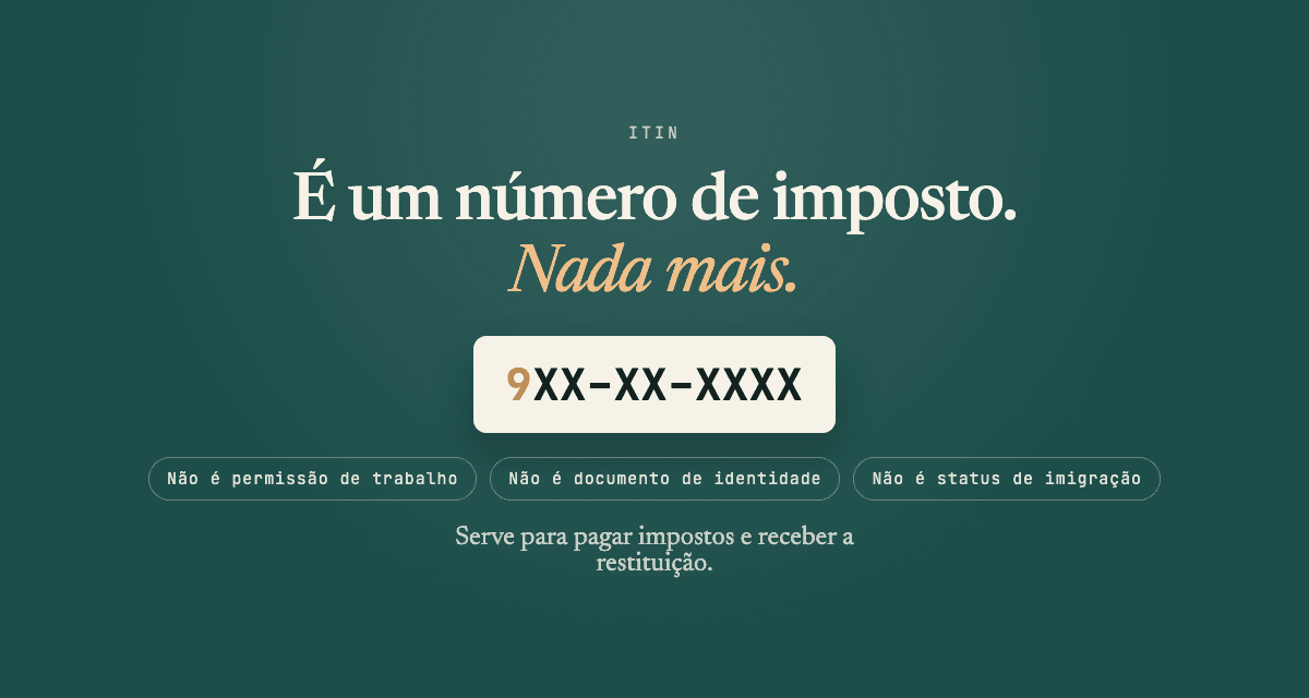 O que é o ITIN e como consegui-lo?