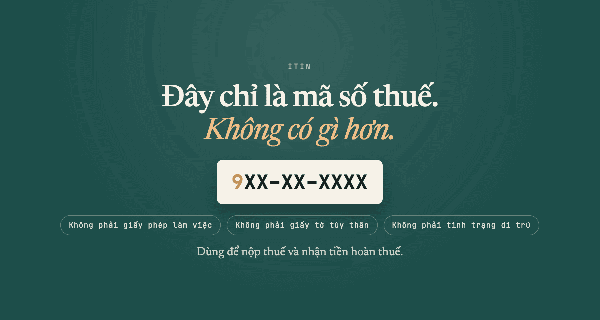 ITIN là gì và làm sao để có?