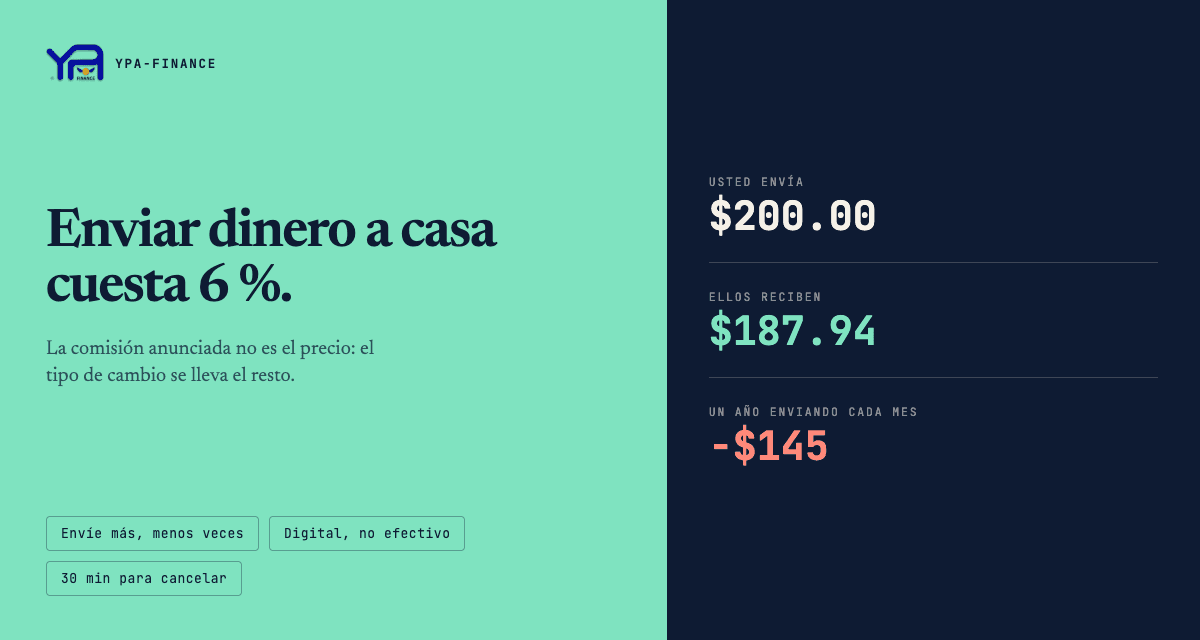 Enviar dinero a casa: cómo dejar de perder el 6% en comisiones