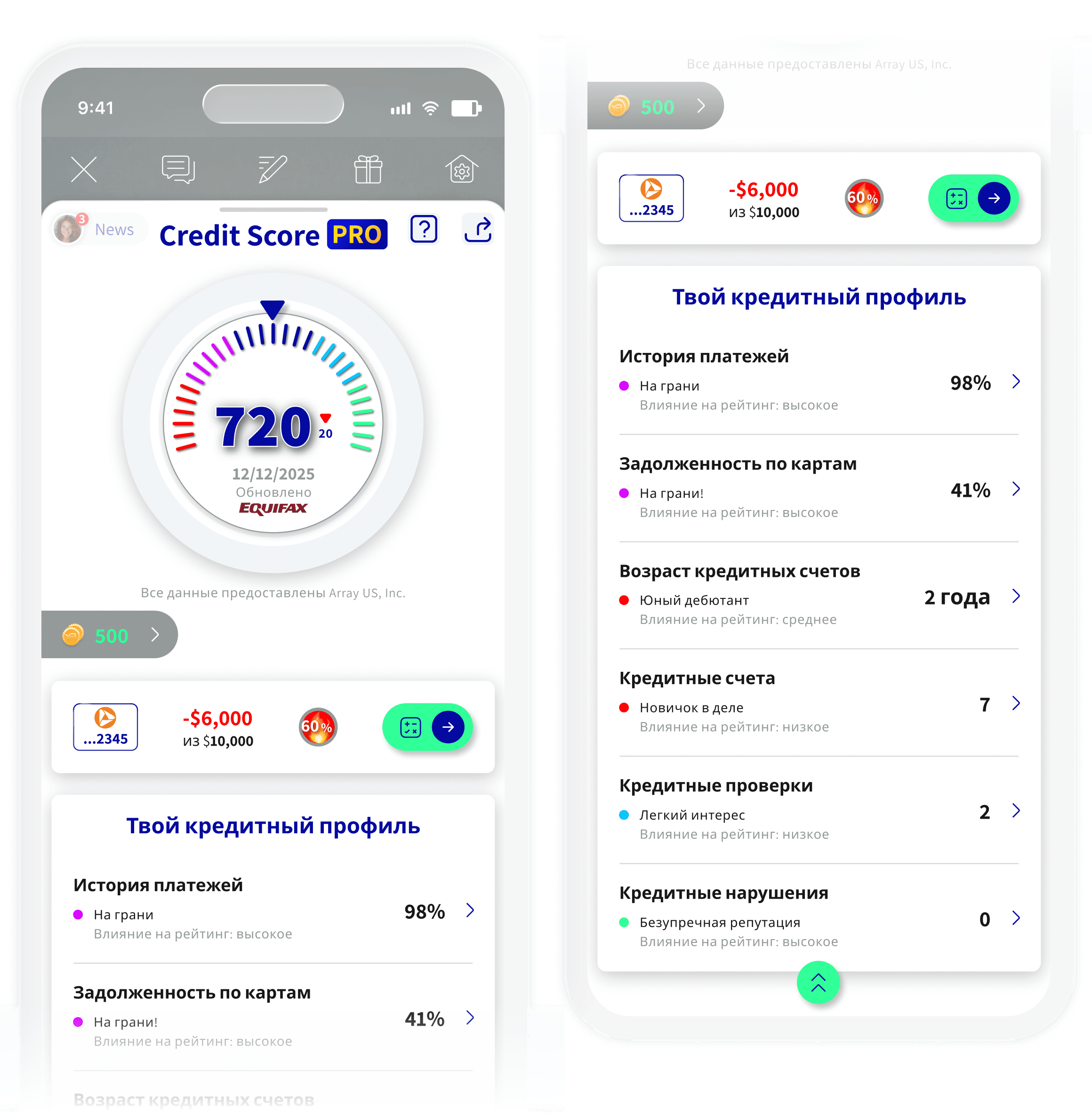 Credit Score PRO — YPA Finance